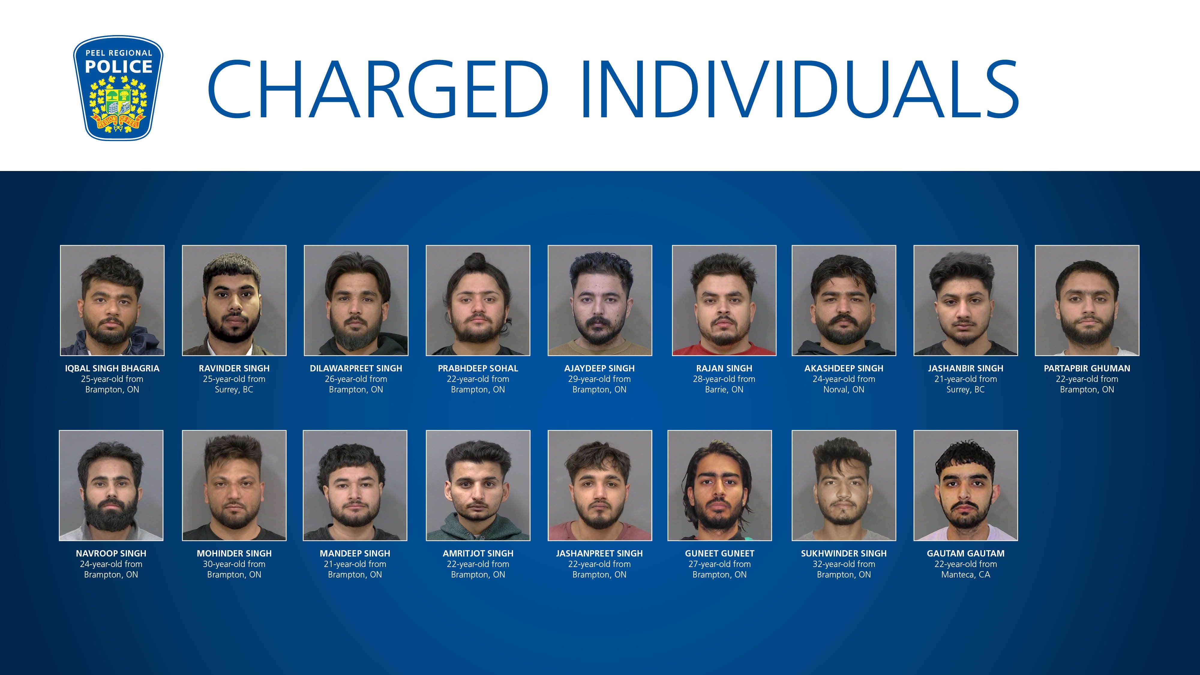 Peel Region police arrest 17, break Int'l extortion racket 