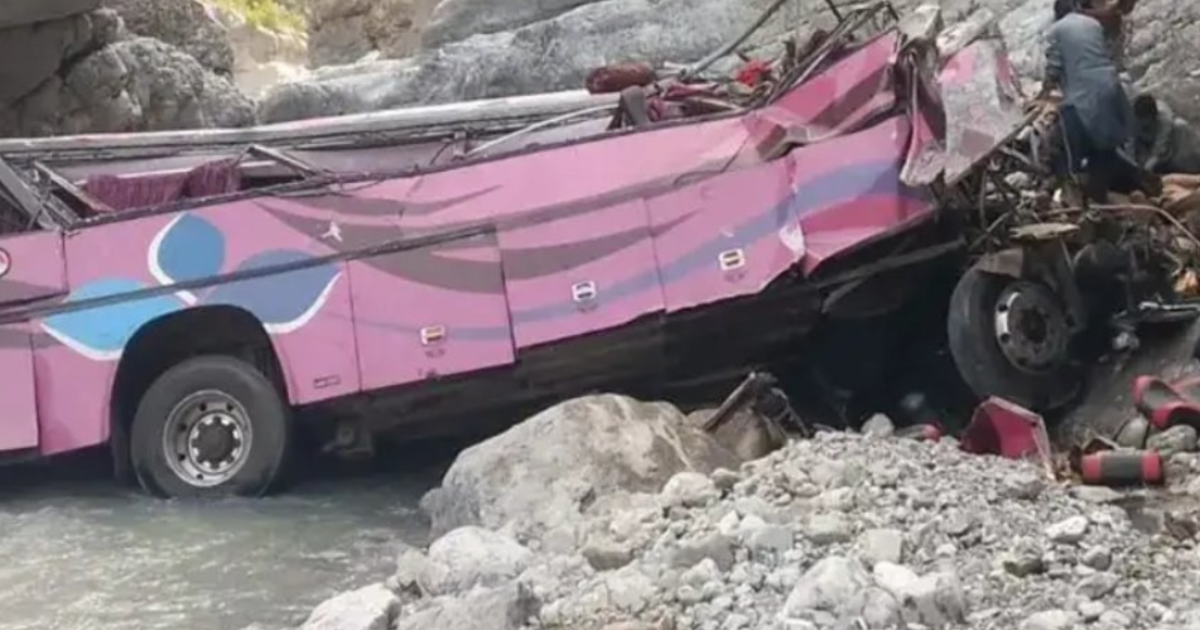 Over 32 Killed After Passenger Bus Plunges Into Ravine in Pakistan