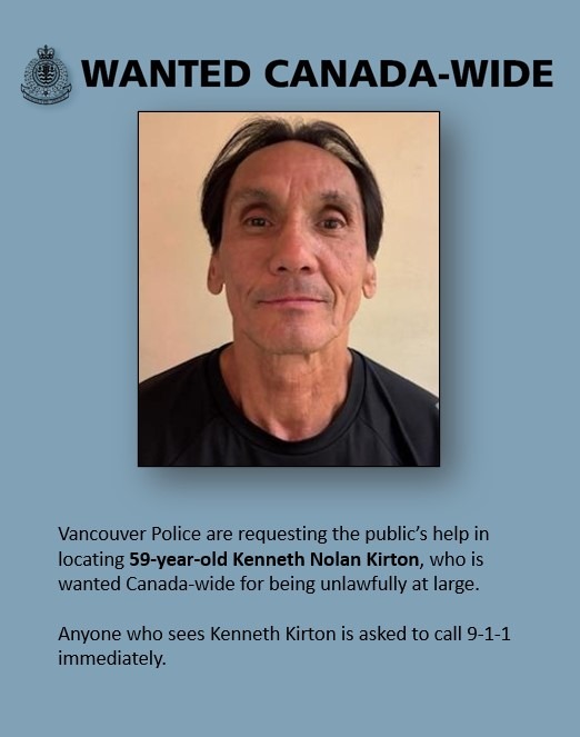 VPD urges public to help locate Canada-wide wanted sex offender