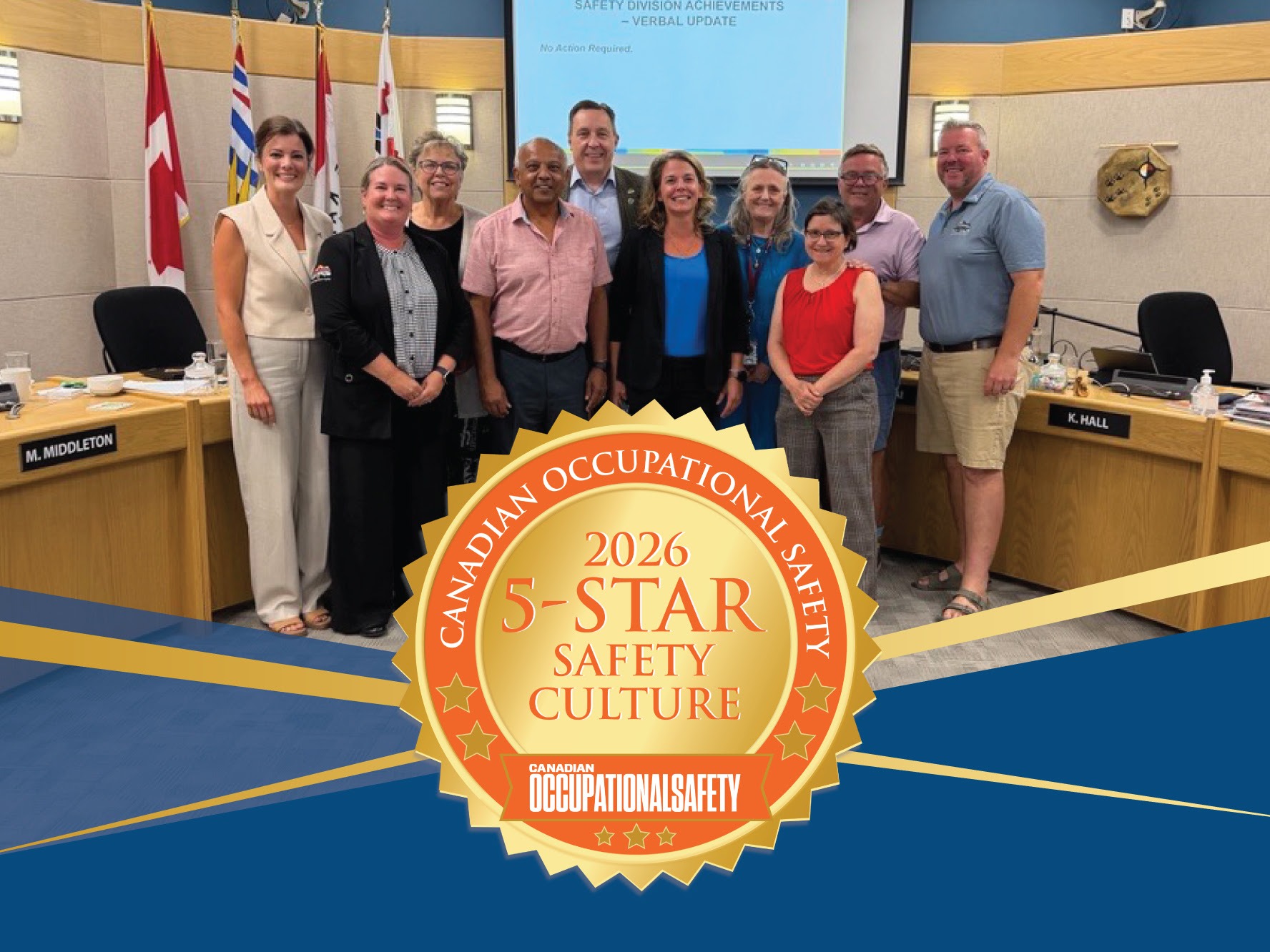 City of Kamloops becomes first municipality in Canada  5-Star Safety Cultures Award 