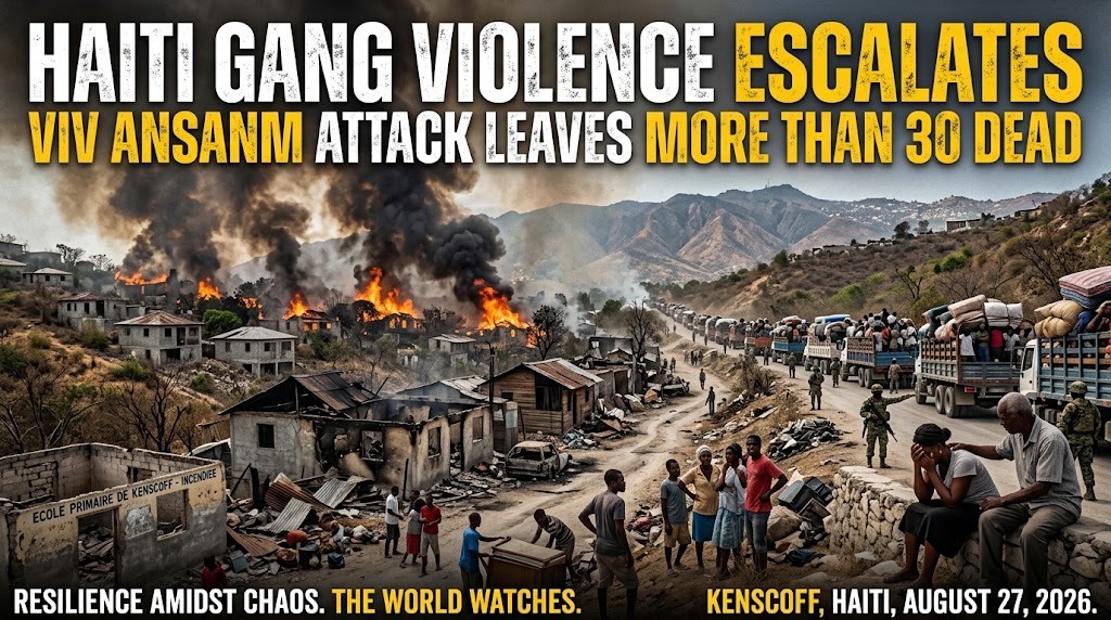 Haiti Gang Violence Escalates as Viv Ansanm Attack Leaves More Than 30 Dead