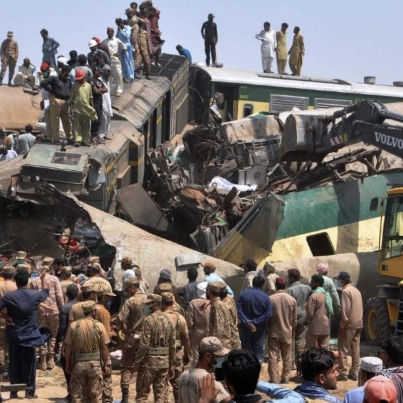 Train Accident Pakistan