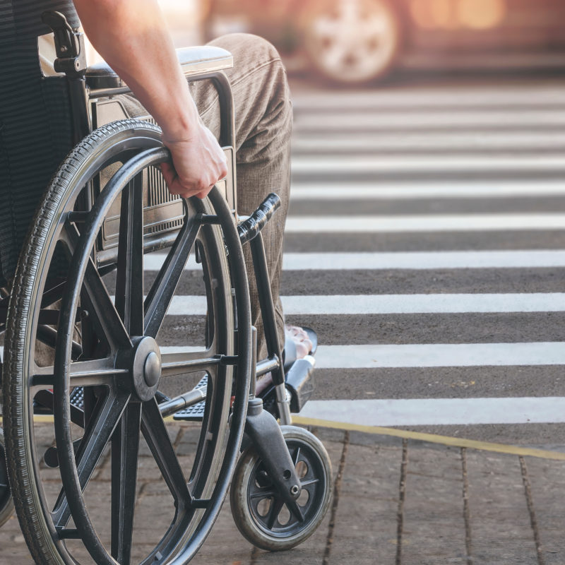 wheel chair pedestrian dies in Vancouver