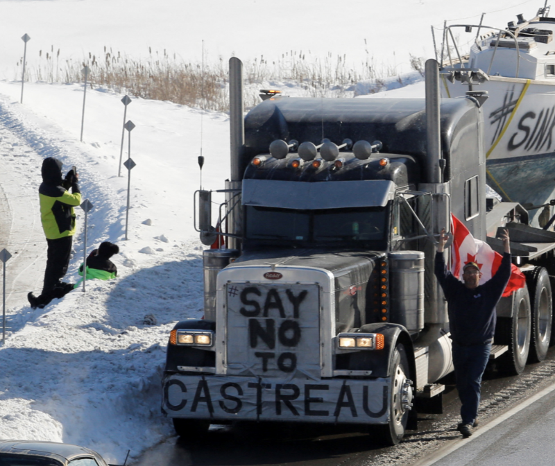 trudeau on truckers protest