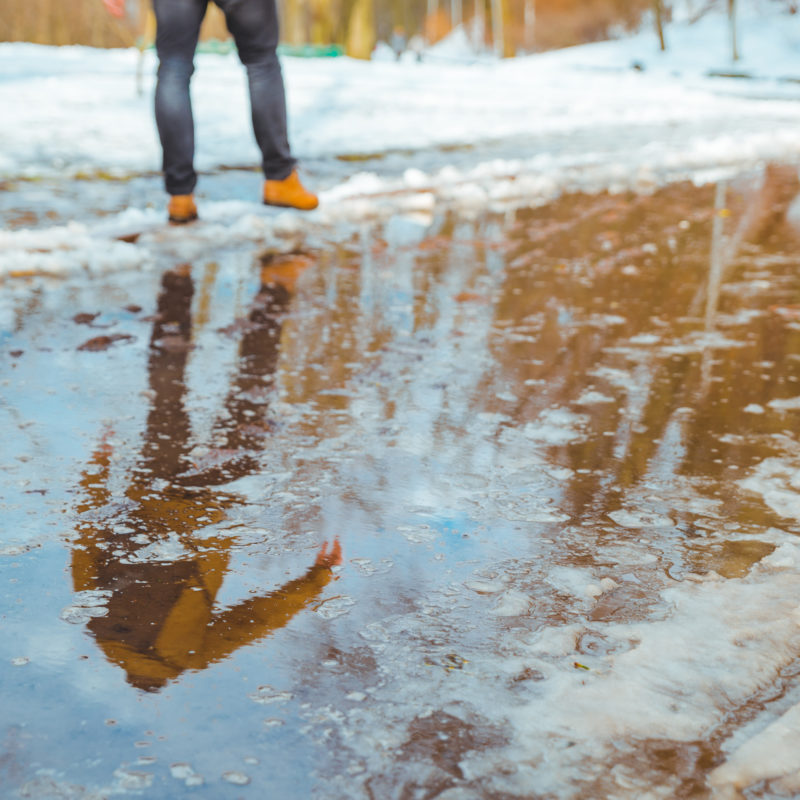 warm weather flooding