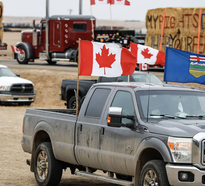 blockade at us canada border