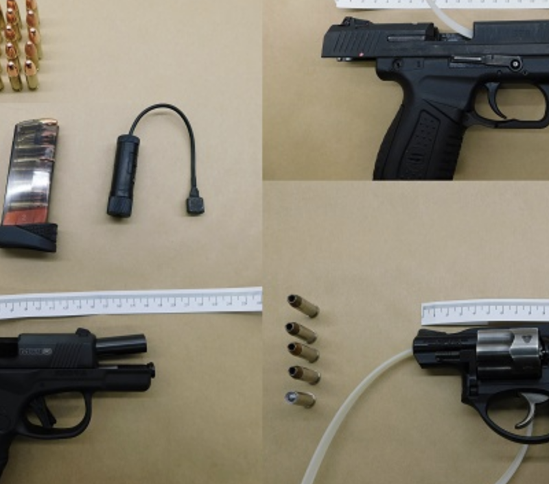 loaded arms seized by BC RCMP