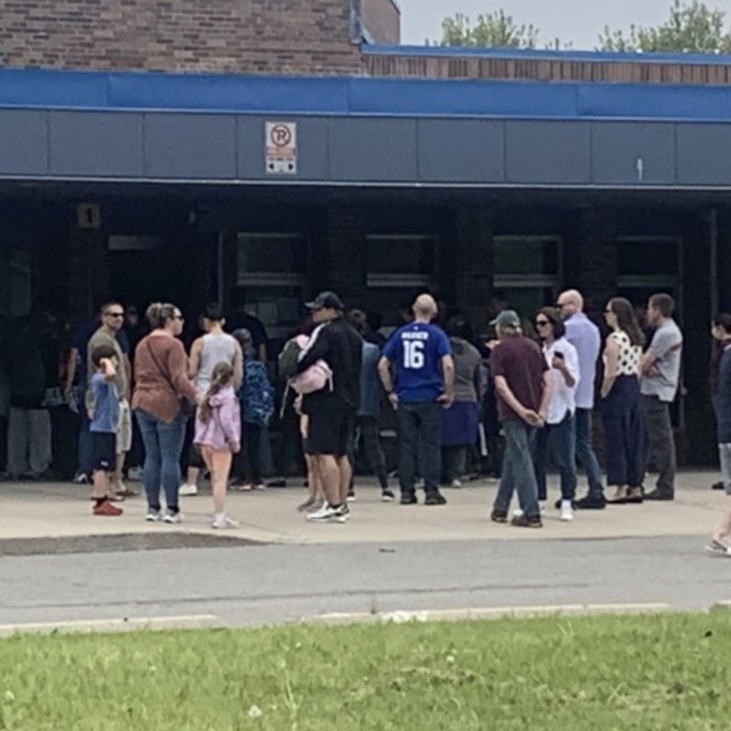 man shot outside toronto school