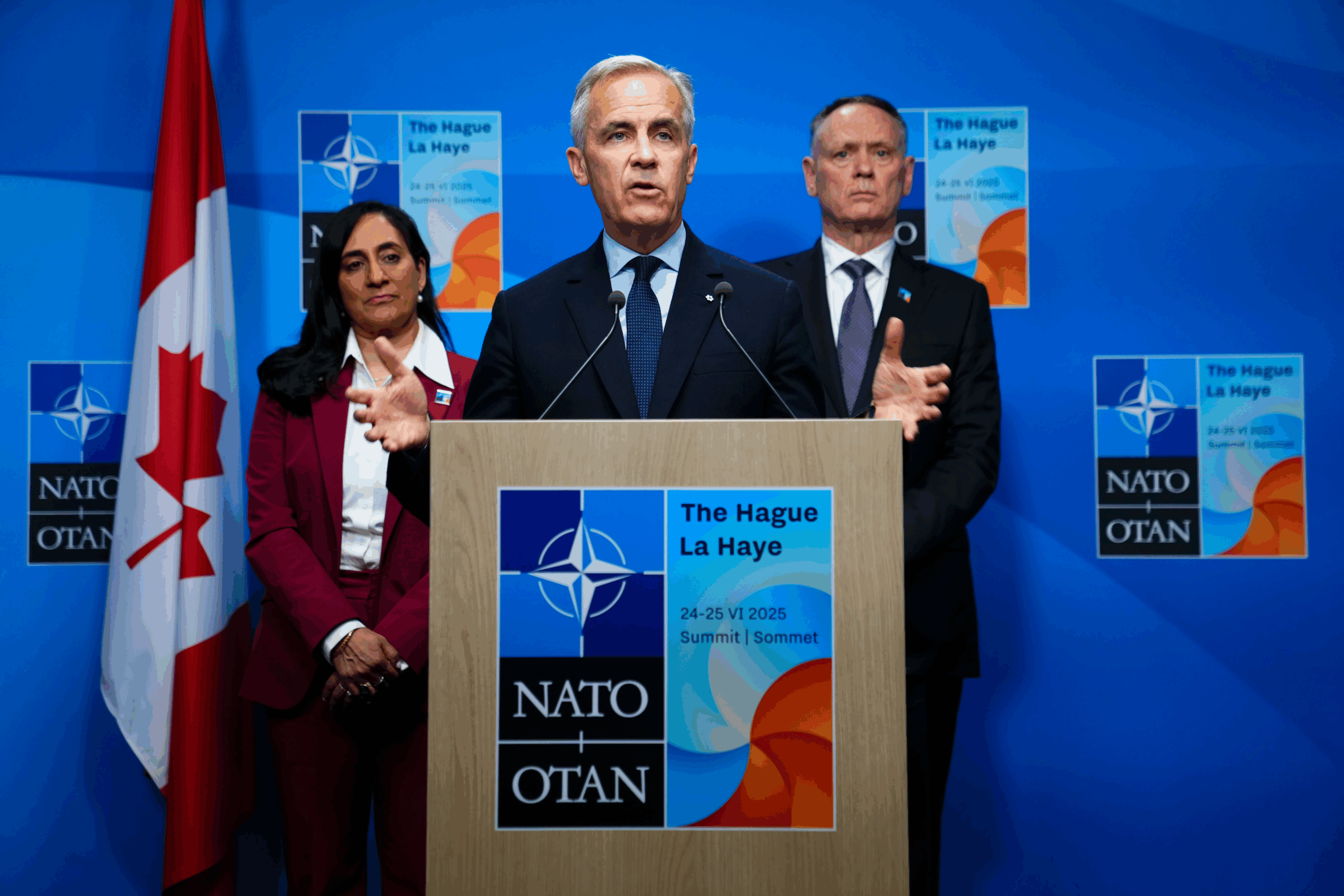 ਪ੍ਰਧਾਨ ਮੰਤਰੀ ਮਾਰਕ ਕਾਰਨੀ ਨੇ 2035 ਤਕ ਡਿਫੈਂਸ ਖਰਚ GDP ਦੇ 5% ਤੱਕ ਕਰਨ ਦਾ ਕੀਤਾ ਵਾਅਦਾ